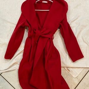 Women’s made in Italy red coat